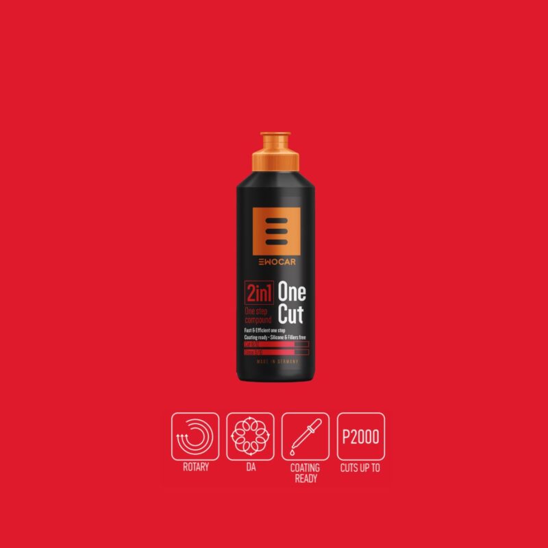 Ewocar 2in1 One Cut One Step Compound 250мл - Полираща Паста 2 в 1 за Премахване на Дефекти и Блясък
