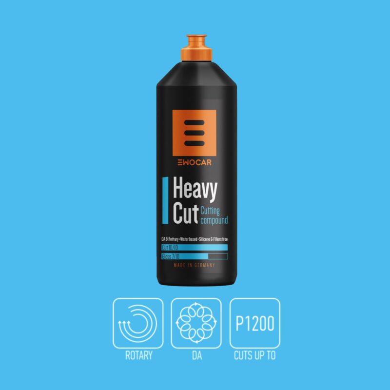 Ewocar Heavy Cut Polishing Compound 1л - Паста за Тежка Корекция и Блясък на Боята