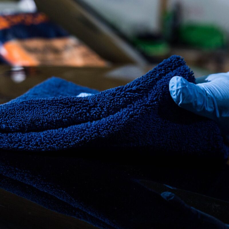 Микрофибърнa кърпа за кола синя Ewocar Ultrasoft Microfiber Cloth